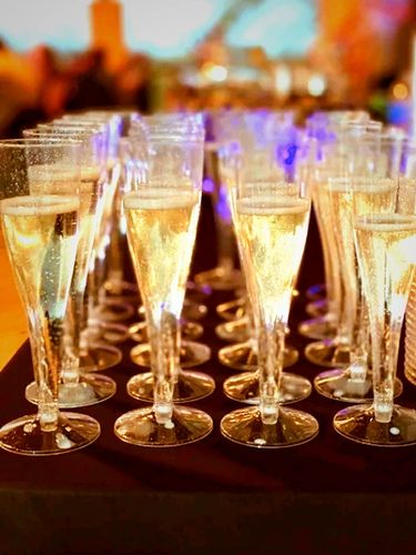 Custom cocktail bar setup at a Dripping Springs wedding